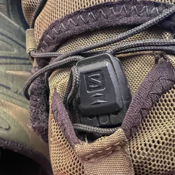 Salomon Men’s Speed Cross GTX 5 Green Trail Hiking Shoes Sz US 8.5 NO INSERTS - Picture 4 of 16